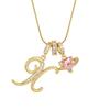 Dopamine 26-Letter Necklace: Light Luxury Collarbone Chain for Women