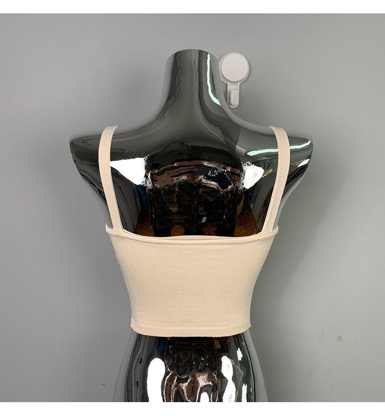 Korean Dongdaemun Fashion V-neck Knitted Camisole & Short Cardigan Set for Women