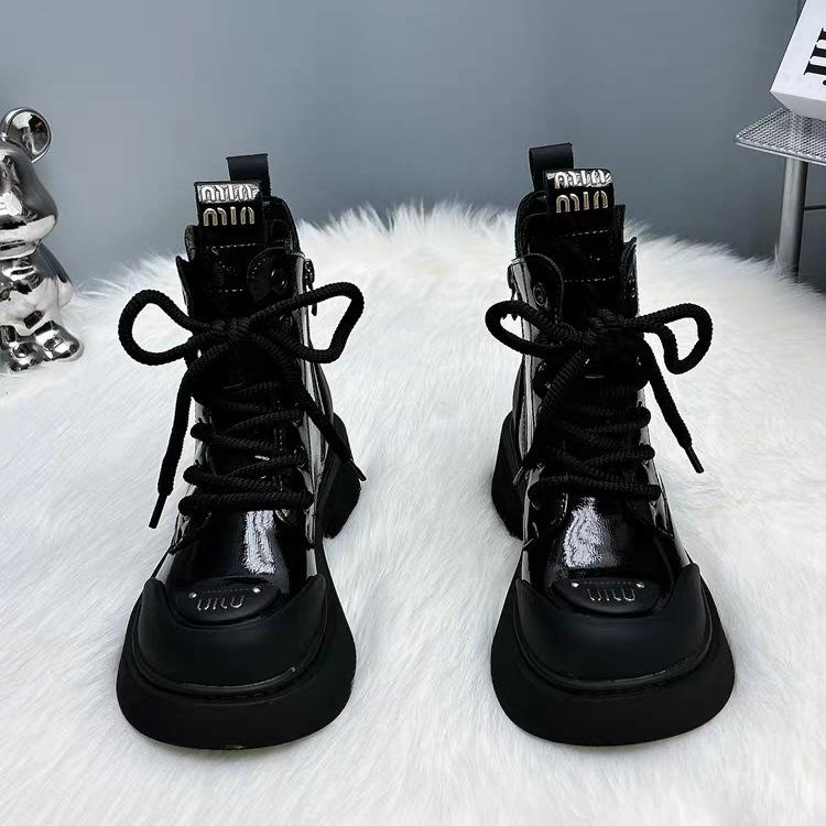 

2025 осень и зима новые бархатные ботинки Мартин универсальные с круглым носком хлопковые теплые мягкая подошва нескользящие ботинки для жарки улицы нескользящие ботинки женские 37 чёрный