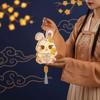 LED Glow DIY Paper Lantern Handmade Chinese Flower Lamp Glowing Rabbit Light  Gifts
