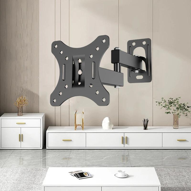 Adjustable TV Mounts Wall Mount Bracket Supports 10"-32" LED/LCD TVS,Holds Up To 10kg, 100*100, Home Office Use TV Stand