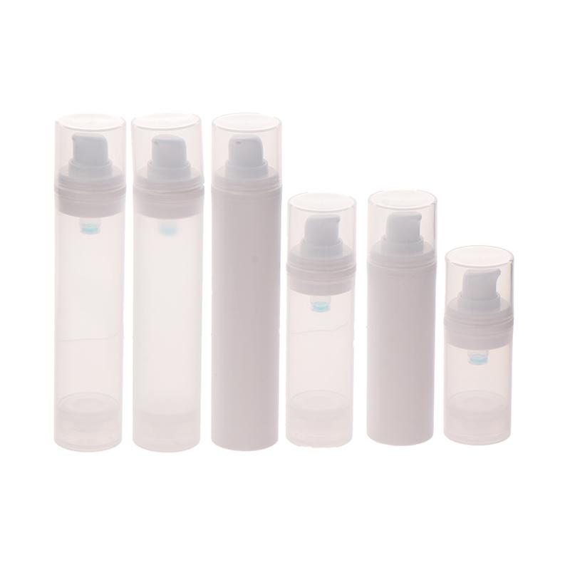 15/30/50Ml Empty Airless Pump Bottles Mini Lotion Vacuum Cosmetic Containers Women Make Up Travel Emulsion Bottle