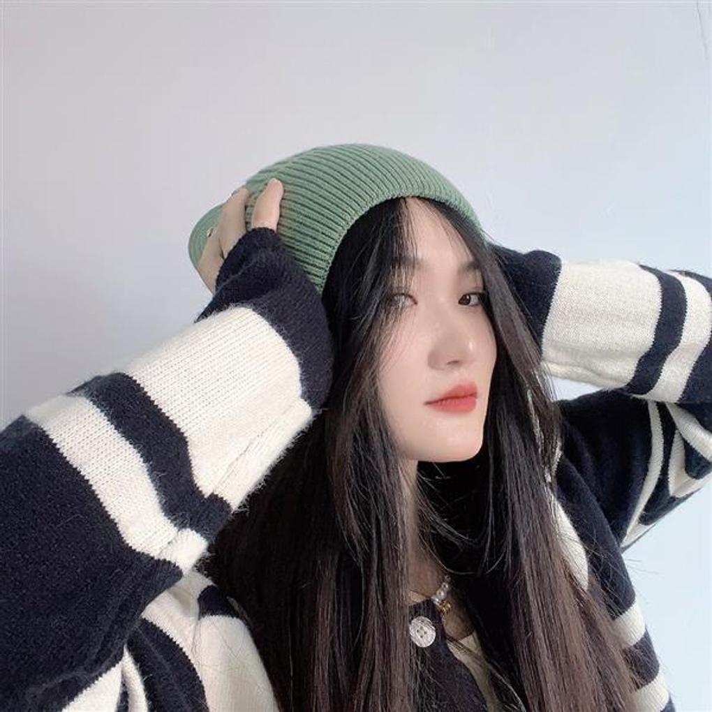 Colorpop Knit Beanie (Green)