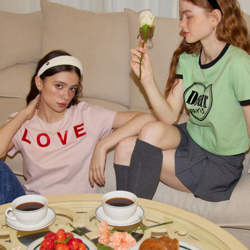 SALON DE YOHN Knopf-Punkt Samt Haarband_ Schwarz