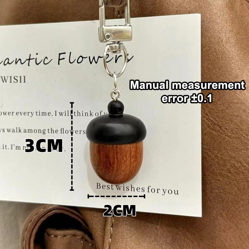 Creatieve Simulatie Eikel Auto Sleutelhanger Gepersonaliseerde Tas Hanger Voor Vrouwen Mannen Nieuwigheid Rugzak Decoratie Accessoires Cadeaus
