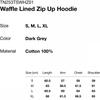 Thisisneverthat Waffle Lined Zip Up Hoodie Tn253tswhz01