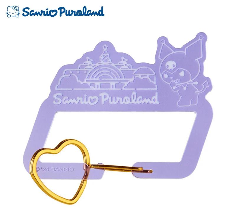 

Sanrio KUROMI Acrylic Carabiner with Heart Ring Japan NEW