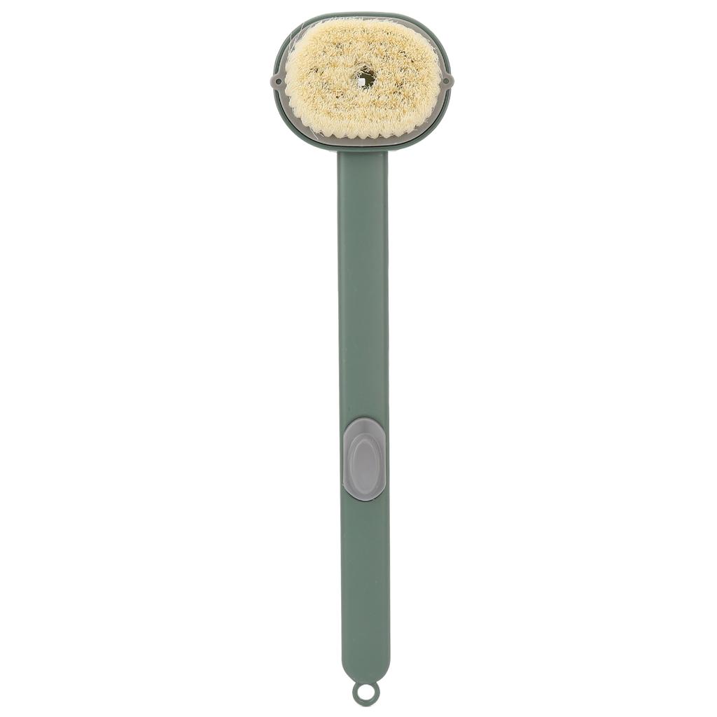 Handle Bath Brush Soft   Button Removable Brush Head Body Bath Brush for Bathroom
