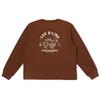 X I Am Not Fat Tiger Series FW23 Comfortable Round Neck Pullover Fleece Sweatshirt Unisex Sweatshirt Brown LUT007266204194A03039