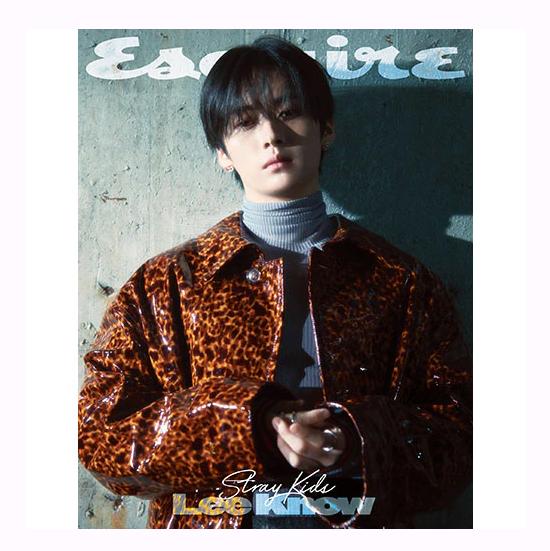 ESQUIRE Korea 2025 August Stray Kids Lee Know, Lee Jinwook & Jung Chaeyeon KPOP
