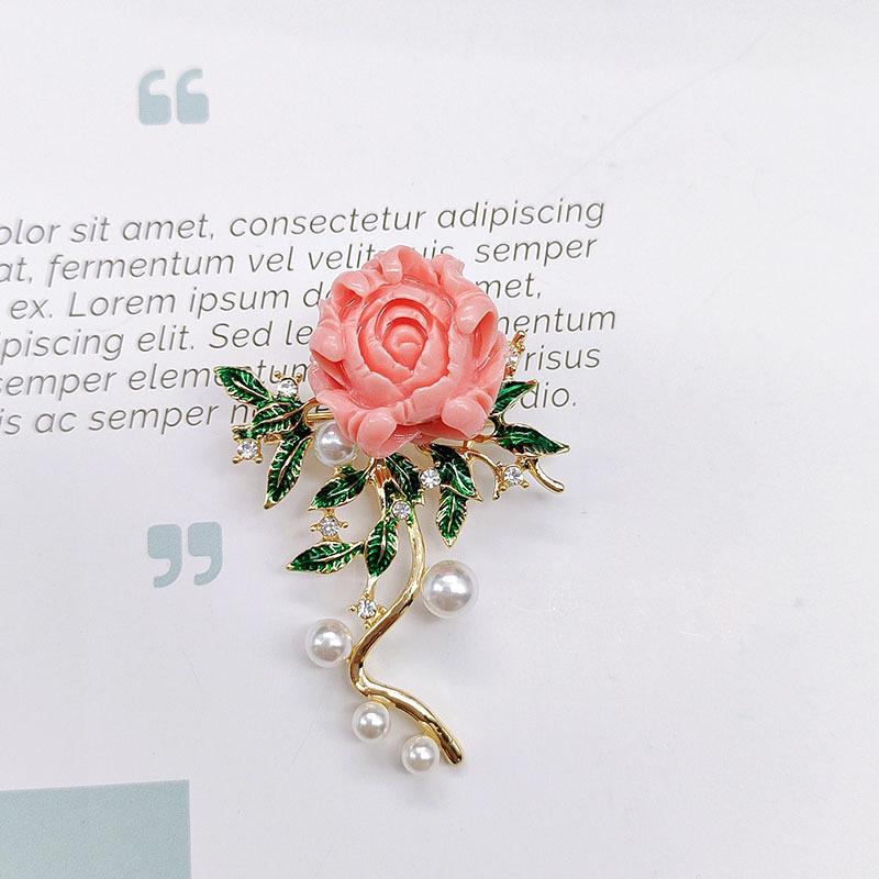 Брошь Цветок Пиона - Высококлассный, Нишевый Аксессуар, Премиальная Булавка, Высококлассный Шикарный Пиджак