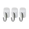 Lec Peelable Adhesive Hang Hook 3 Pieces Load Capacity 500g