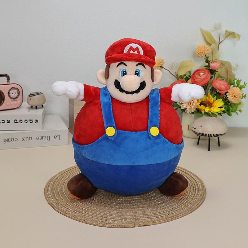 Mario Spiel Plüschpuppe Ball Mario Dicker Bauch Fett Luigi Sumo Puppe