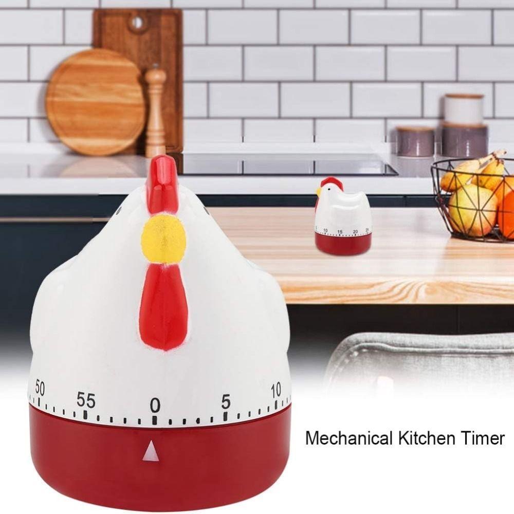 Manual Wind Up Kitchen Timer Hen Cooking Timer Tool Accessory Mechanical Timer  Cooking Timing