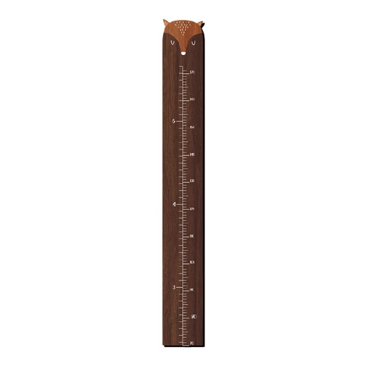 Ergonomischer Holz-Höhenversteller Bequeme Wandmess-Aufkleber