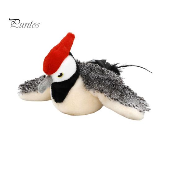 

Електрична іграшка для котів Плюшеві тварини-стимулятори з вібрацією та звуком чирікання Активована дотиком Інтерактивна іграшка-дражнилка для домашніх тварин Собаки E