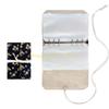 KX4B Circular Needle Organiser Bag with 12Pcs Removable Zippered PVC Binder Pocket Portable Knitting Needle Case For Sewing