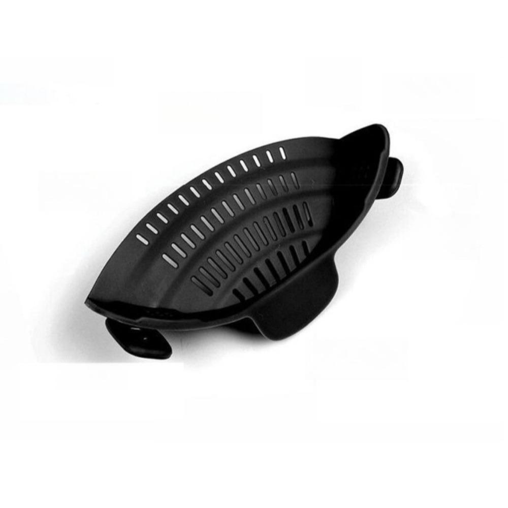 1 Pack Silicone Strainer, Adjustable Silicone Clip On Strainer, Suitable for Pots, Bowls, Vegetables, Noodles, Pasta Drainer