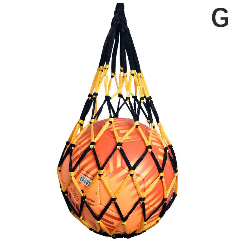Football Net Bag Nylon Bold Storage Bag Single Ball Carry Portable Equipment