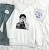 BTS ARIRANG Noir et Blanc Jung Kook Tian Junguo Marque Han Chao Pull Lâche Sweat à Capuche de Soutien