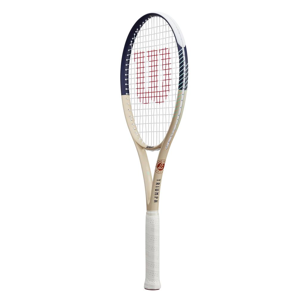 Wilson Harter Tennisschläger ausgeschlachtet Roland Garros Triumph Griffgröße 2 beige WR148510U2