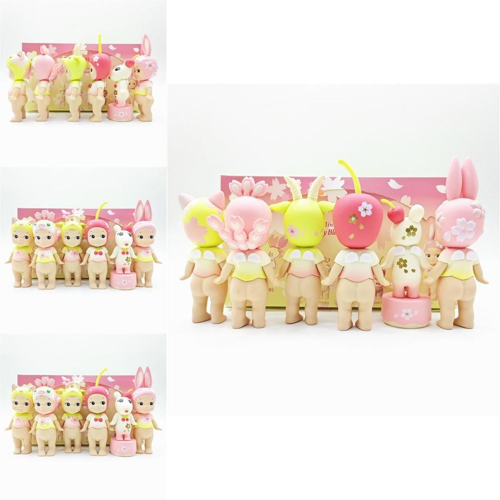 Captivating Cherry Pvc Blossom Angel Figurines Spring Collection Blind Box Ideal For Decorative Cake Accessories Gifts And