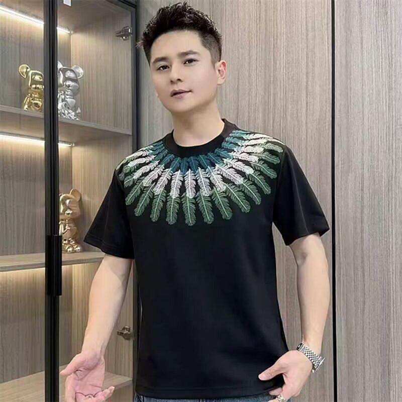 American Trendy Brand Versatile Round Neck Short-Sleeved Men'S And Women'S Oversize Loose Casual Top