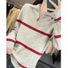 Women Sweater 100% Wool MODERN NEW SAGA Turtleneck Knit Pullover Turn-down Collar Thick Winter Jumpers Female Knit Tops