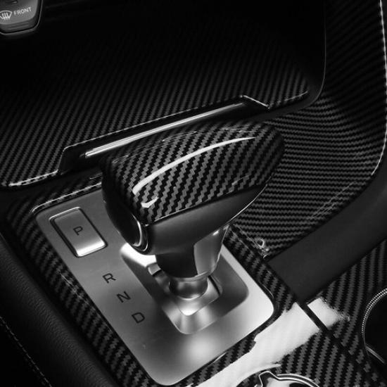 For Genesis G70 - ABS Carbon Fiber Inner Gear Shift Knob Cover Trim
