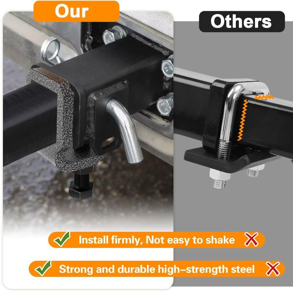 Steel Tightener Earthquake-proof Receiver Clamp Secure Fastening Stabilizer  Bike Rack