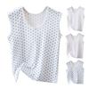 Dam sommar linnen plus size bomull långt linne stretchigt ärmlöst lager-på-lager camisole underlinnen löst cami bas t-shirts