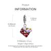Brand Latest Arrival Copper Metal Red Makeup Kit Pendant Bead Component Bead Components Charm Bead Components High Quality Fine High Quality Fine