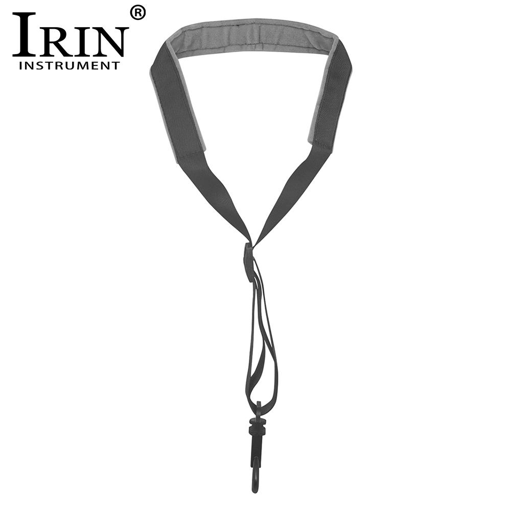 IRIN Saxophone Strap Adjustable Alto/Tenor/Soprano Sax Velvet Neck Strap with Plastic Buckle Woodwind Instrument Accessories