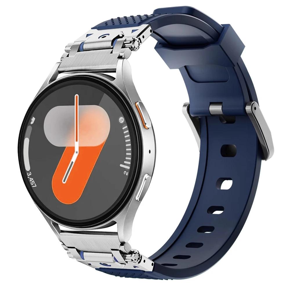 20mm 22mm Silicone Strap for Huawei Watch GT5 Pro 46mm Sport Band for Samsung Galaxy 7 6 5 40/44mm Bracelet for Amazfit Active 2