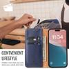 FIERRE SHANN For iPhone 17 Case PU Leather Flip Stand Wallet Phone Cover