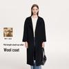 FivePlus Women's French Style Mid-Length Wool Coat