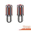2Pieces 1157 BAY15D 36 COB LED Red Tail Lamp Car Signal Brake Light Universal