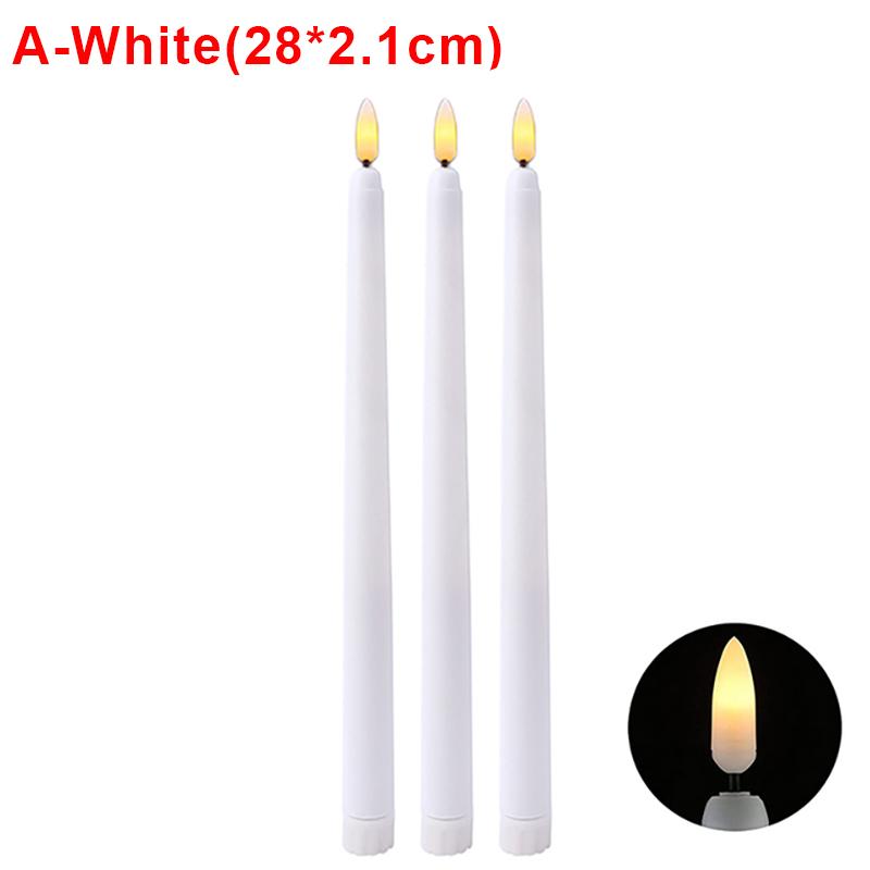 3/1 szt. LED bezpłomieniowe świece zasilane bateriami elektroniczne lampy tealight do dekoracji domu wesele urodziny oświetlenie