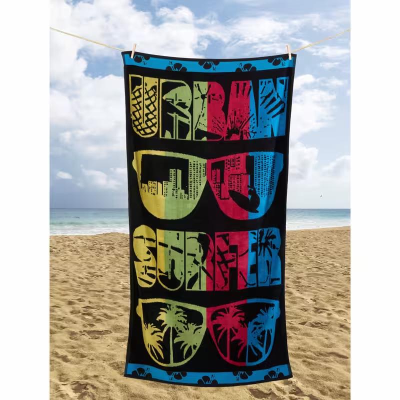 Bohemian Vintage Bloemrijke Klimop Strandlaken Groot Zacht Absorberend Handdoek Retro Bloemrijke Esthetiek Klimoprand Handdoek voor Strand