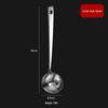 ZISIZ Thickened Stainless Steel Long Handle Ladle