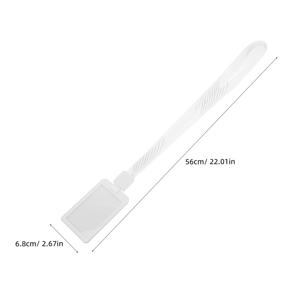 1 set Clear Badge Sleeve With Lanyard For Work Cards Id Card Holder Reusable Transparent Cover For Staff Nurses Students Doctors