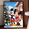 Disney Diamond Art Painting Kit 5D Diamond Christmas Tree Painting Dot Art Gemstone Crystal Paint Diamond Home Wall Decor