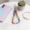 Rainbow Crystal Gradient Pvc Phone Lanyard With Plastic Buckle For Men And Women