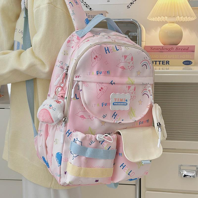 

New Girl style Japanese Cute High value Schoolbag for Junior and Senior High School Students with Large Capacity for Students In Class .