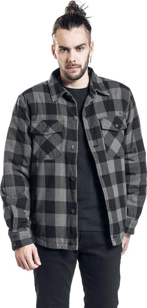 Winter Jacket Brandit Lumberjacket (9478) Black/grey