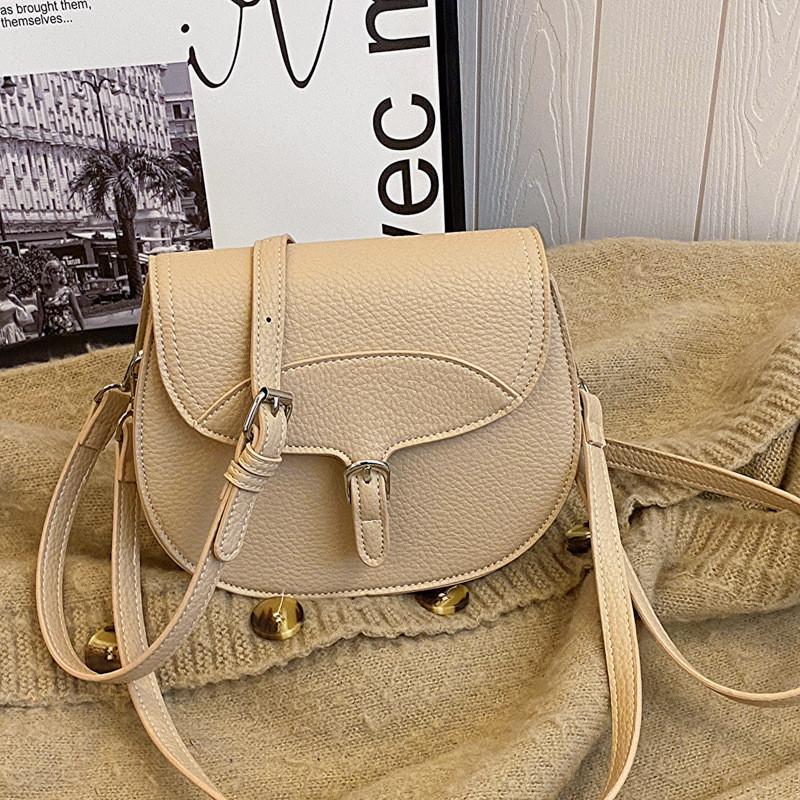 Fashionable French Style Small Shoulder Bag For Women Autumn/winter 2023 New Texture Armpit Bag With Saddle Bag Design хаки