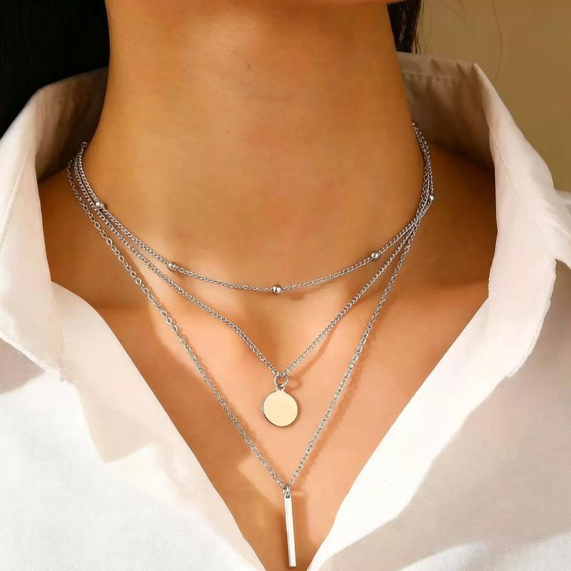Chic Meerdere Lagen Lange Metalen Kwastjes Ketting Ketting