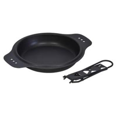 Black Skin Skillet Shallow 6 Inch Camping Outdoor Made In Japan Kitchen Baked Food Grilled Food Stewed Food [Belmont] BM-406