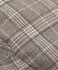 Eondeokeonteulolseutyudio Autumn Check Pattern Beret Drive Hunting / Check / Brush Grey