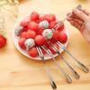 Dinnerware Portable Stainless Steel Cutlery Cocktail Accessories Tableware Fruit Forks Pickle Forks